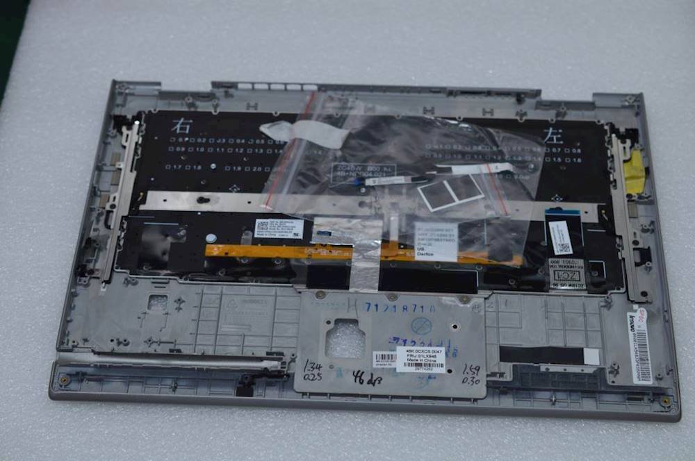 Lenovo X1 Yoga 3RD Gen C-cover with keyboard 02HL899 C cover, SLV,KBD US - Image 2