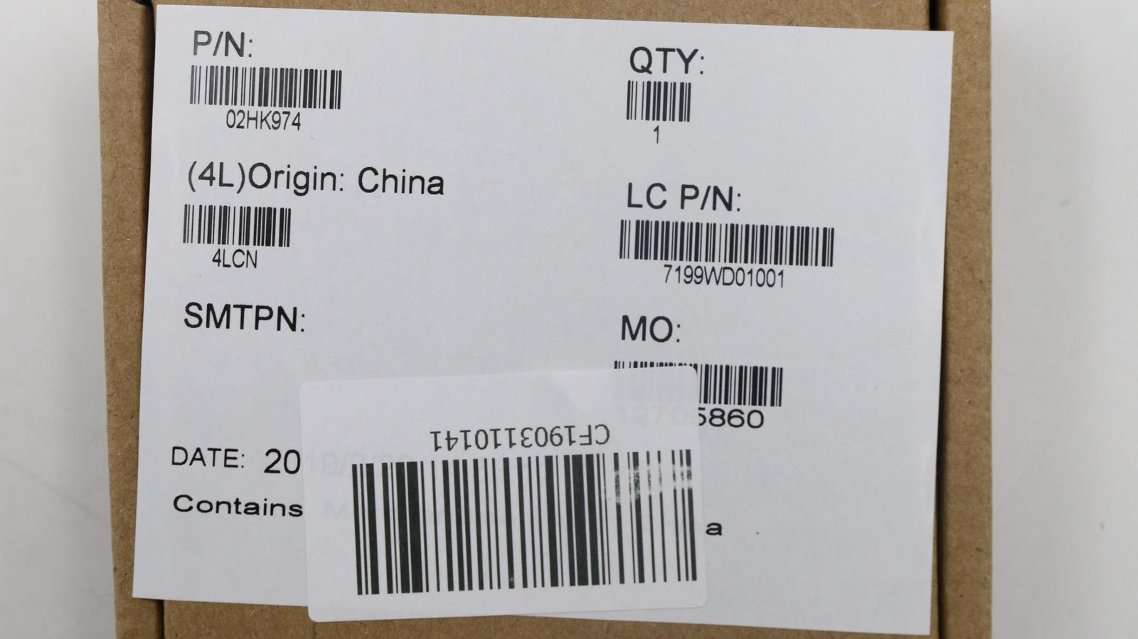 New Genuine Lenovo Thinkpad FHD LCD Cable 2HK974 02HK974