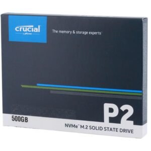Crucial P2 500GB 3D NAND NVMe PCIe M.2 SSD Up to 2300 MB/s - CT500P2SSD8