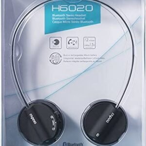 Rapoo 2.4Ghz Bluetooth Wireless Headset with Microphone (H6020 Black)