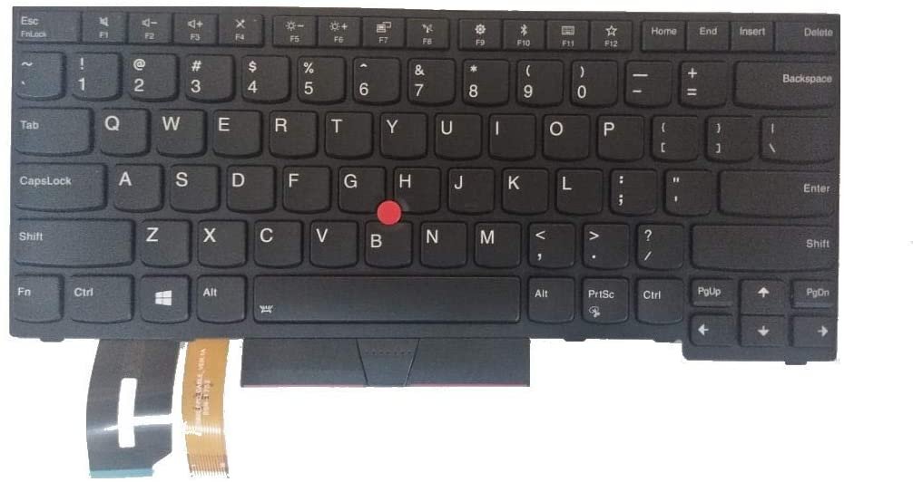 New Lenovo ThinkPad E480 T480S T490 T495 US Backlight Keyboard 01YP520
