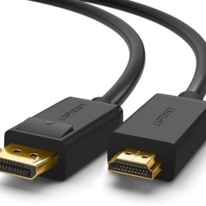 DisplayPort to HDMI  Gold Plated  Male to Male Audio Video  Cable (3ft/6ft, Black