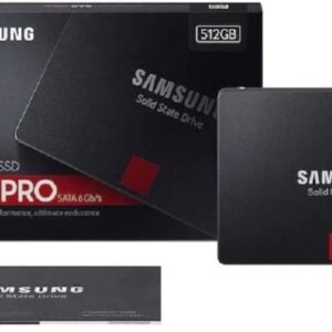SAMSUNG 860 Pro 512GB SATA 2.5″ INTERNAL SSD (MZ-76P512)V-NAND TECHNOLOGY