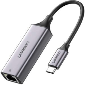 USB C to Ethernet Adapter, Gigabit Type C to RJ45 Thunderbolt 3  LAN Adapter 10 100 1000Mbps