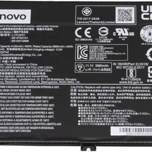 New Genuine Lenovo ThinkPad E480 E580 Battery 5B10W13888