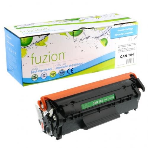 fuzion New Compatible Canon 104/FX9/FX10 Black Toner Cartridges, Standard Yield (0263B001AA)