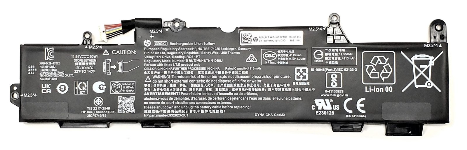 SS03XL  New Genuine HP Elitebook 840 G5 3JX04EA 3JX66EA 3JX64EA 3JX43EA 3UW57PC SS03XL Battery 50Wh - Image 2