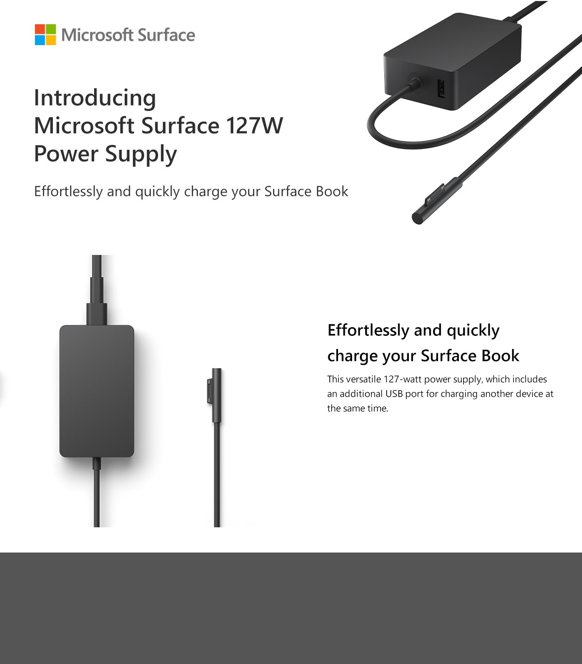 Microsoft - power adapter - 127 Watt - Image 4