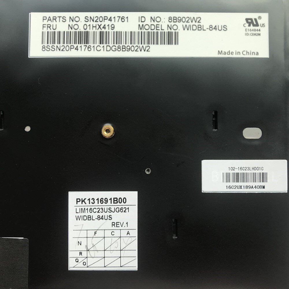 01HX499 01HX459 for Lenovo Thinkpad T480 A485 US Keyboard Backlit - Image 4