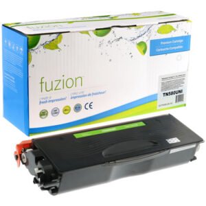 fuzion New Compatible Brother TN580 Uni Black Toner Cartridges, High Yield (TN580, TN650)