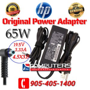 HP  65W 19.5V 3.33A  AC Adapter Charger for HP  4.5*3.0mm Blue Tip New Genuine