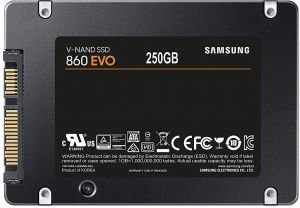 SAMSUNG 860 EVO 250GB SATA 2.5″ INTERNAL SSD (MZ-76E250)V-NAND TECHNOLOGY - Image 3
